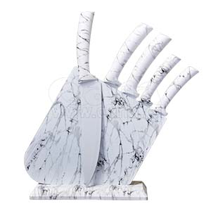 Marble knife holder