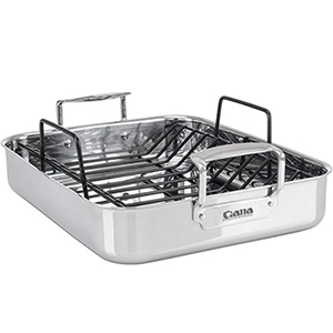 Roaster/Roasting Pan, 16 x 13 x 3cm, Sil
